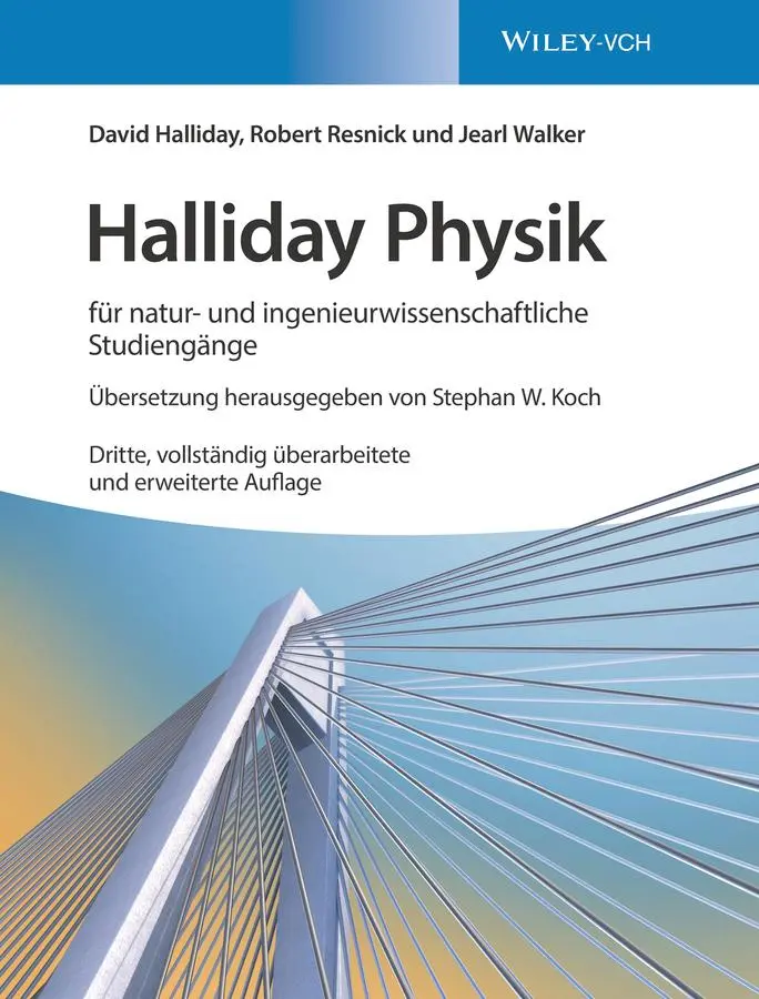 Cover: 9783527413683 | Halliday Physik für natur- und ingenieurwissenschaftliche Studiengänge