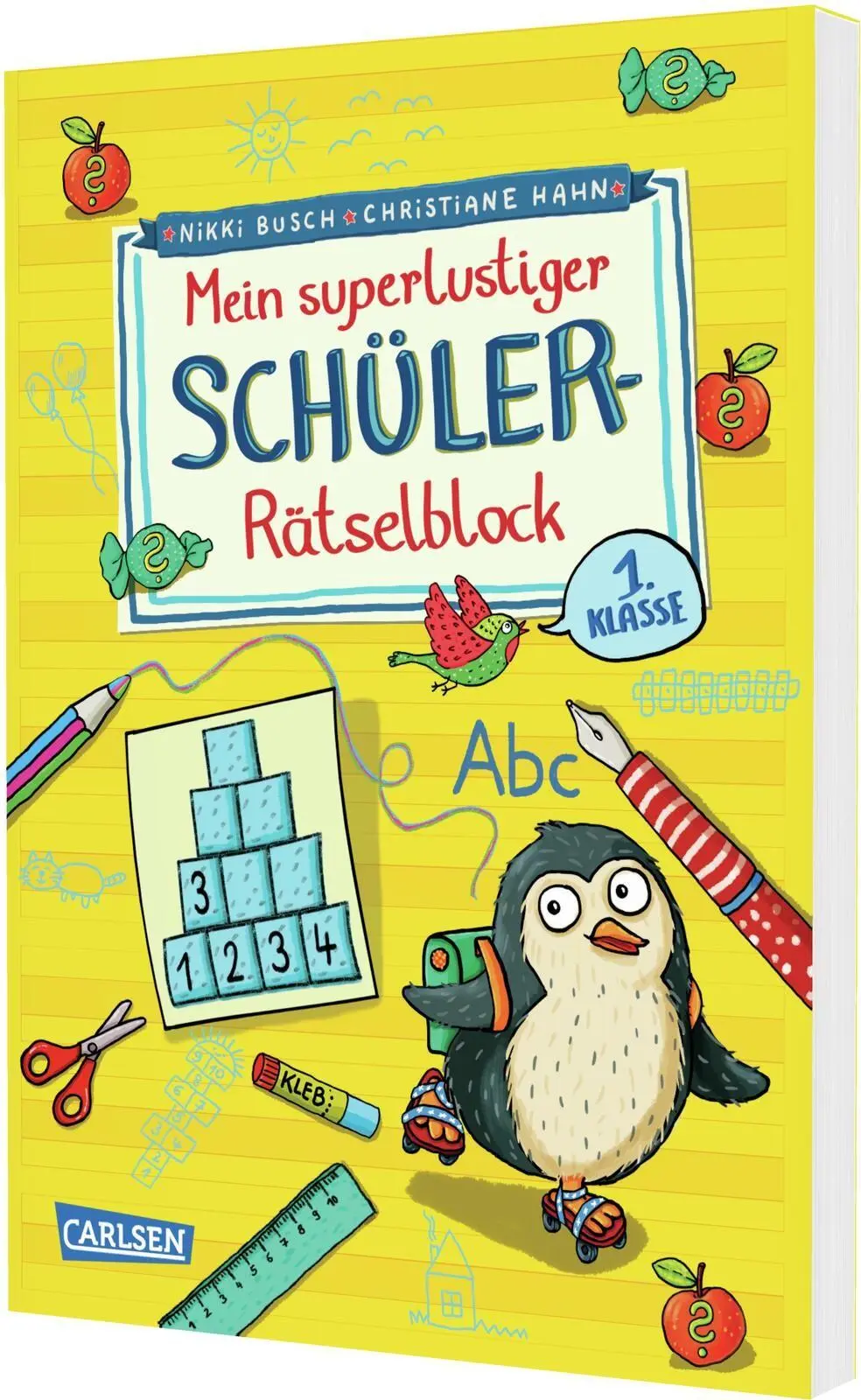 Cover: 9783551173683 | Mein superlustiger Schüler-Rätselblock | Nikki Busch | Taschenbuch