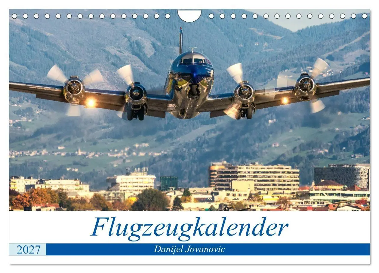 Cover: 9783569613683 | Flugzeugkalender (Wandkalender 2027 DIN A4 quer), CALVENDO...