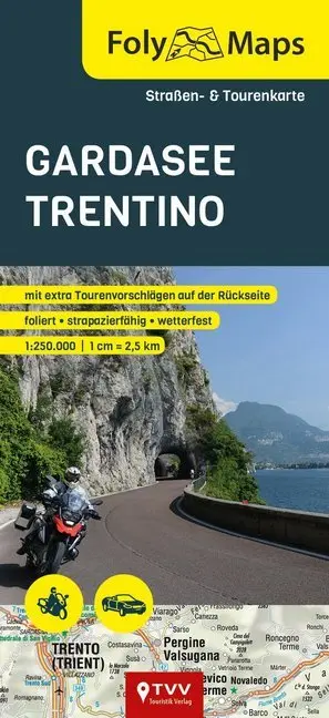 Cover: 9783937063683 | FolyMaps Gardasee Trentino 1:250 000 | Straßen- und Tourenkarte | 2019