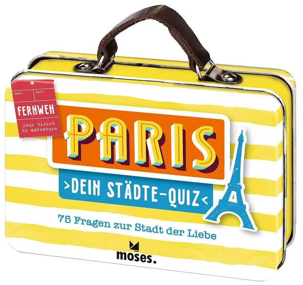 Cover: 9783964553683 | Dein Städte-Quiz Paris | 75 Fragen zur Stadt der Liebe | Elke Vogel
