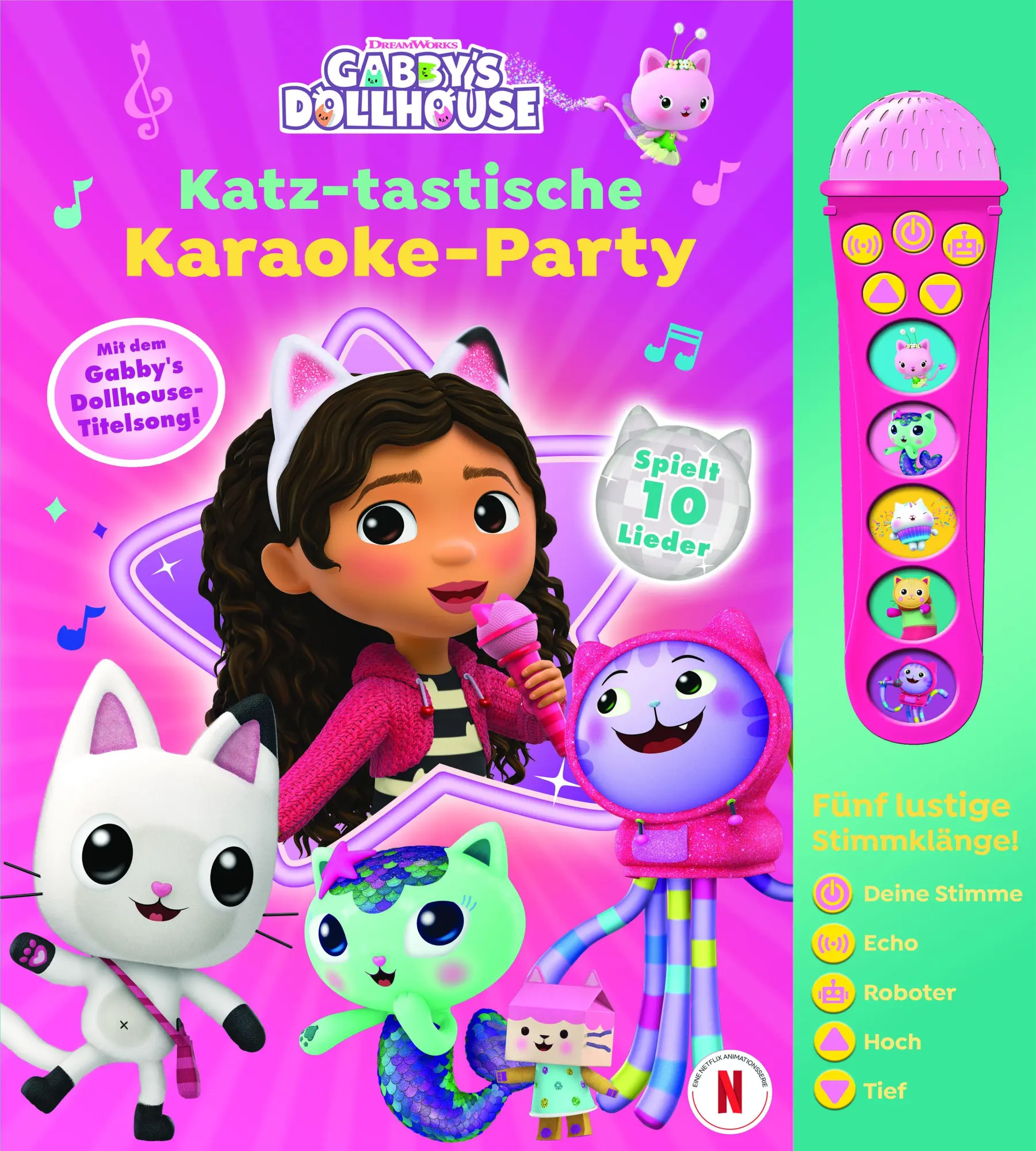 Cover: 9781503773783 | Gabby's Dollhouse - Katz-tastische Karaoke Party - Mikrofonbuch -...