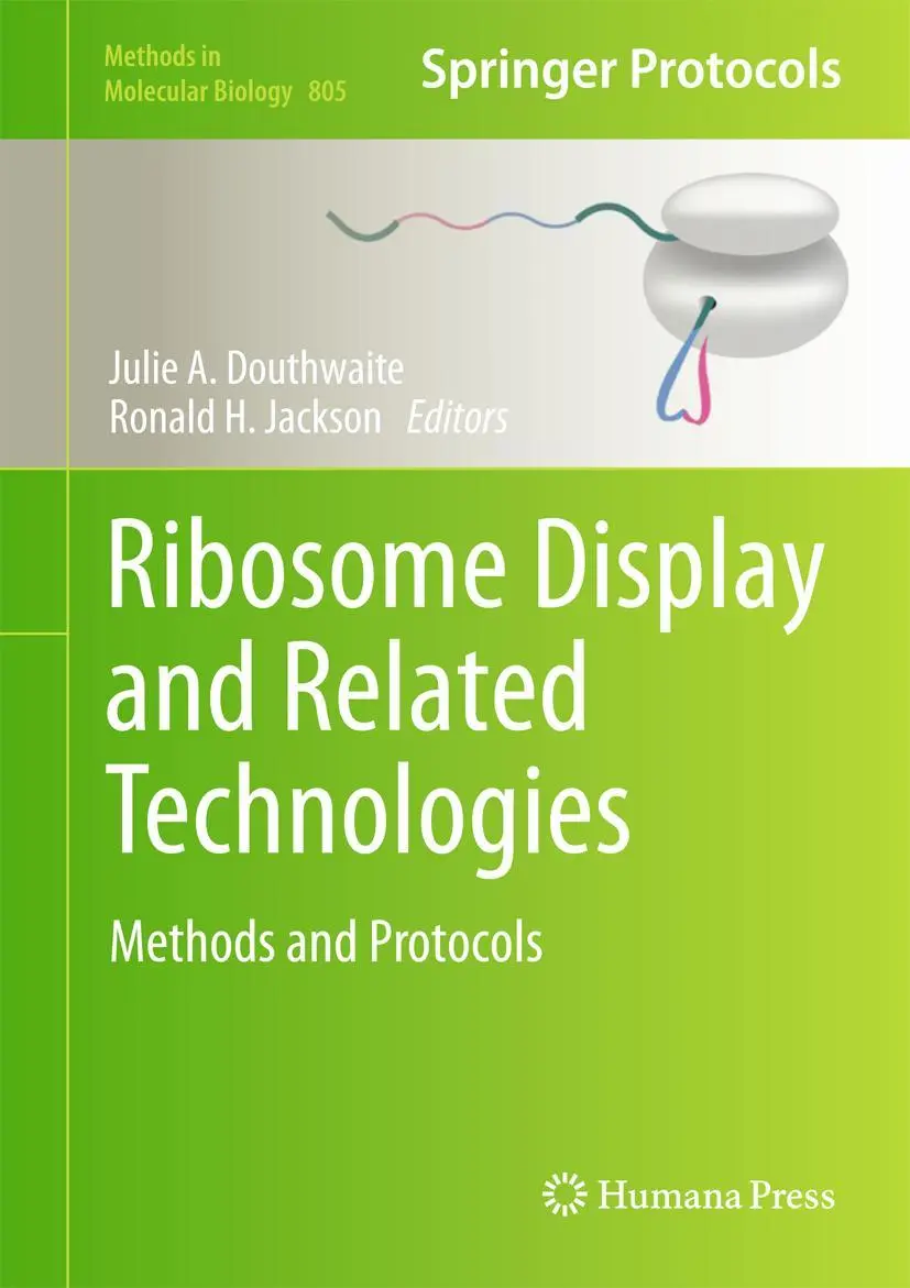 Cover: 9781617793783 | Ribosome Display and Related Technologies | Methods and Protocols