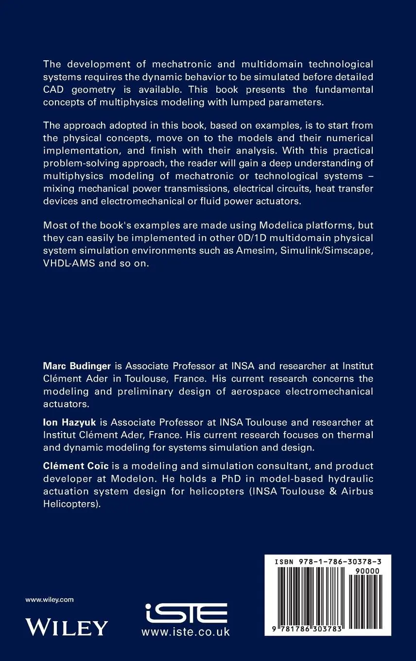 Rückseite: 9781786303783 | Multi-Physics Modeling of Technological Systems | Budinger (u. a.)