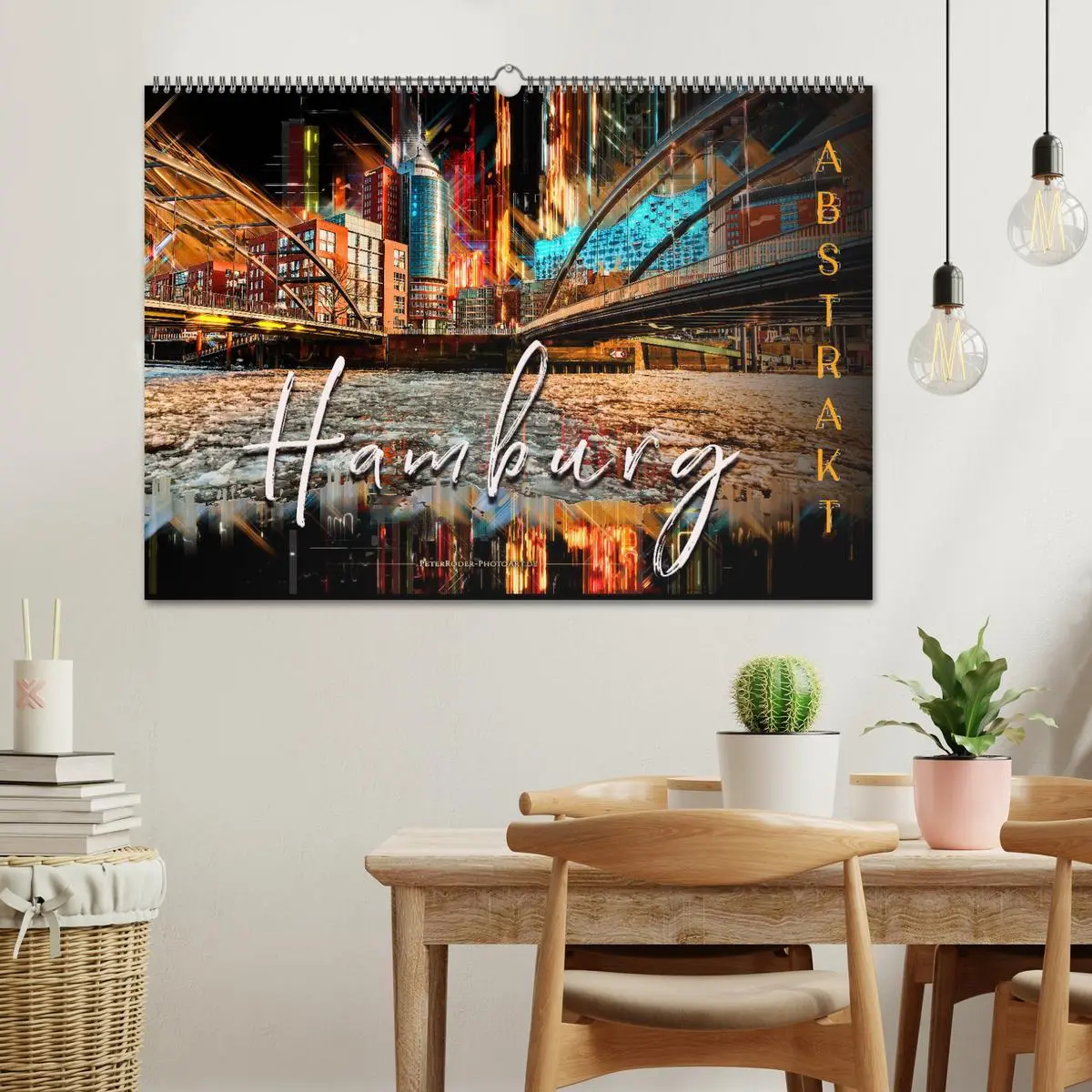 Bild: 9783457803783 | Hamburg abstrakt (Wandkalender 2026 DIN A2 quer), CALVENDO...