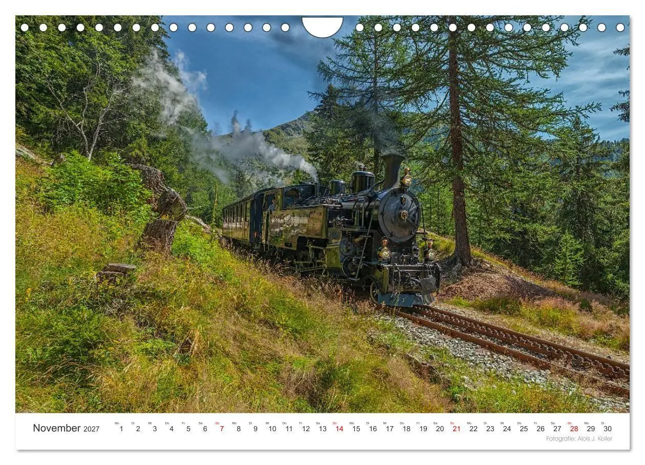 Bild: 9783569843783 | Mit Dampf am Furkapass (Wandkalender 2027 DIN A4 quer), CALVENDO...