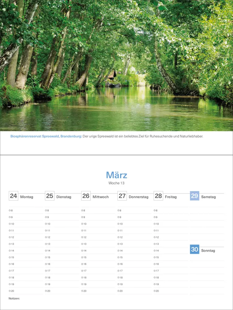 Bild: 9783965913783 | Tage am Wasser in Deutschland - KUNTH Tischkalender 2025 | Kalender