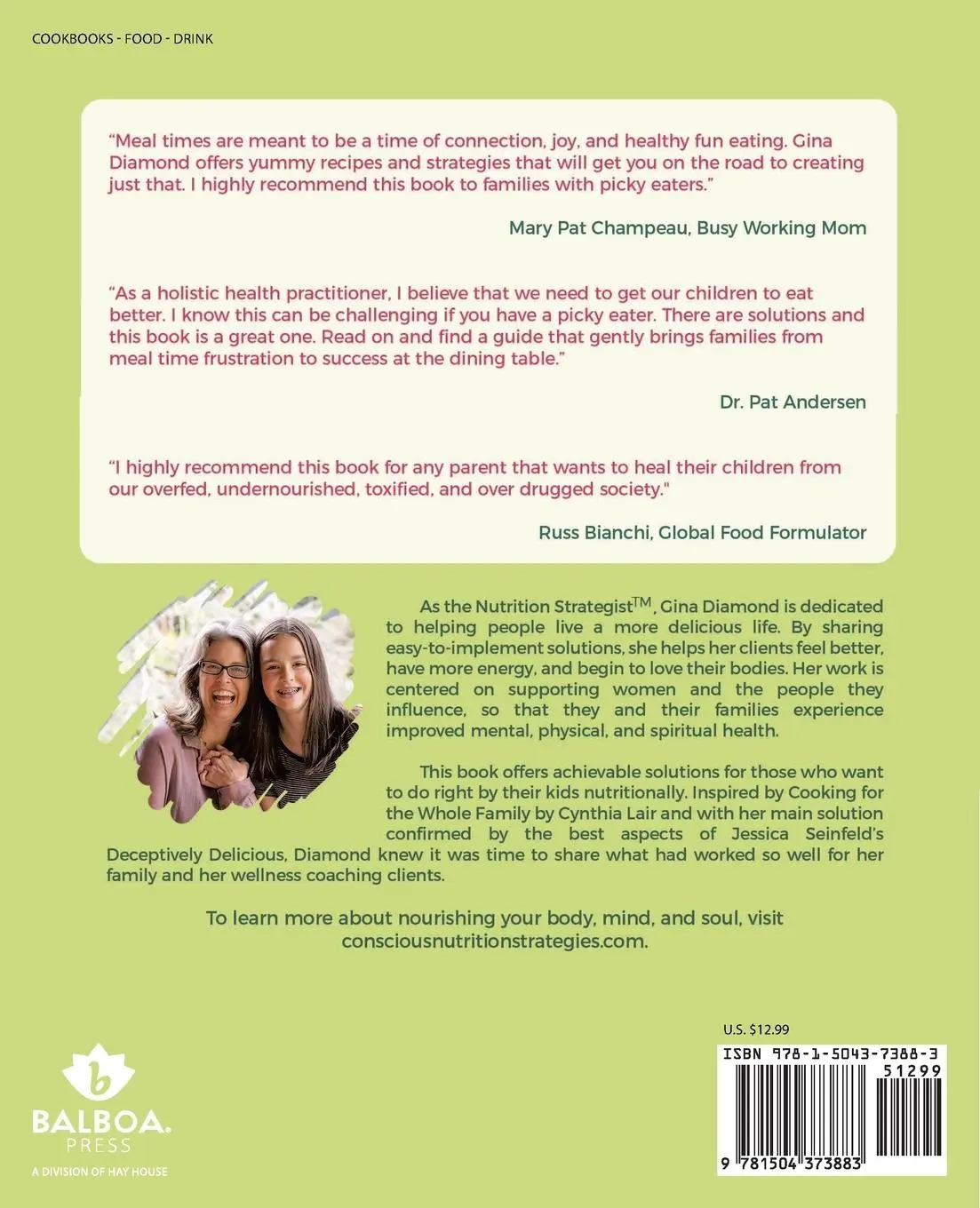 Rückseite: 9781504373883 | Hidden Treasures | Sneaking Love and Health into Every Bite | Ed.