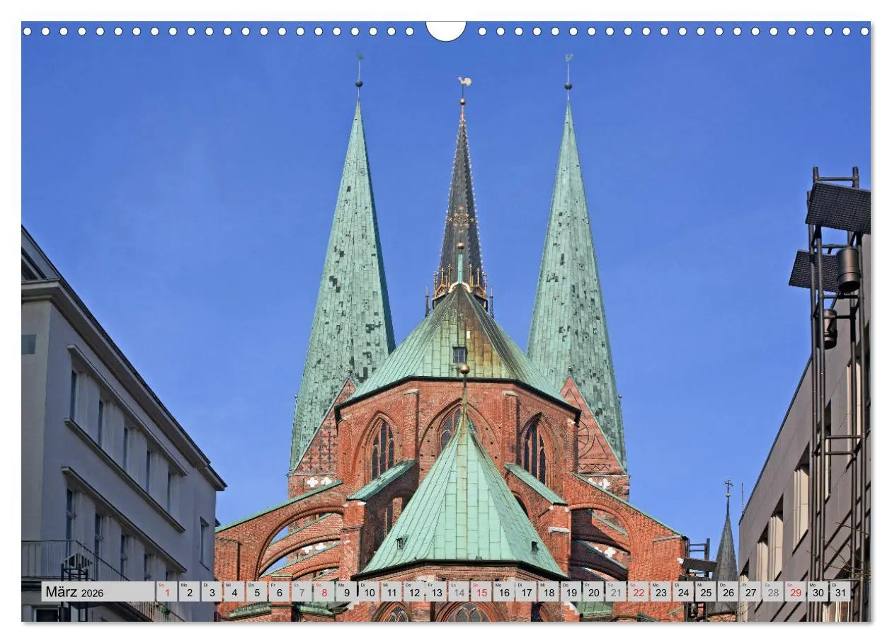 Bild: 9783457273883 | Hansestadt Lübeck (Wandkalender 2026 DIN A3 quer), CALVENDO...
