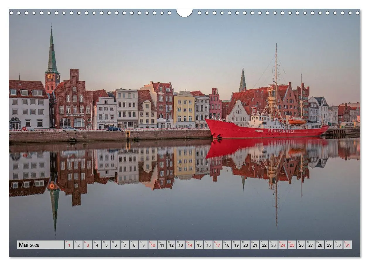 Bild: 9783457273883 | Hansestadt Lübeck (Wandkalender 2026 DIN A3 quer), CALVENDO...