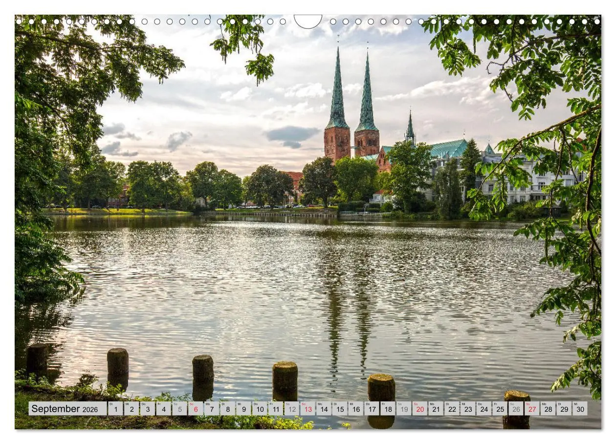 Bild: 9783457273883 | Hansestadt Lübeck (Wandkalender 2026 DIN A3 quer), CALVENDO...
