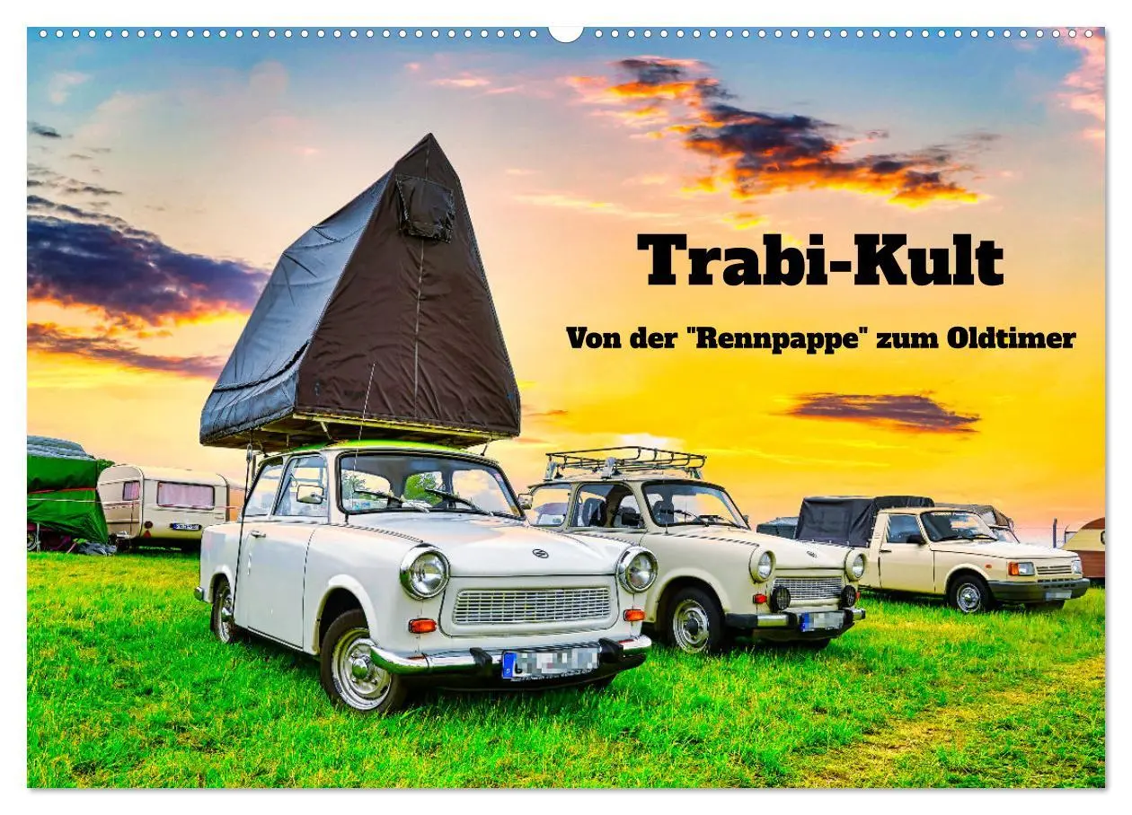 Cover: 9783457583883 | Trabi-Kult (Wandkalender 2026 DIN A2 quer), CALVENDO Monatskalender