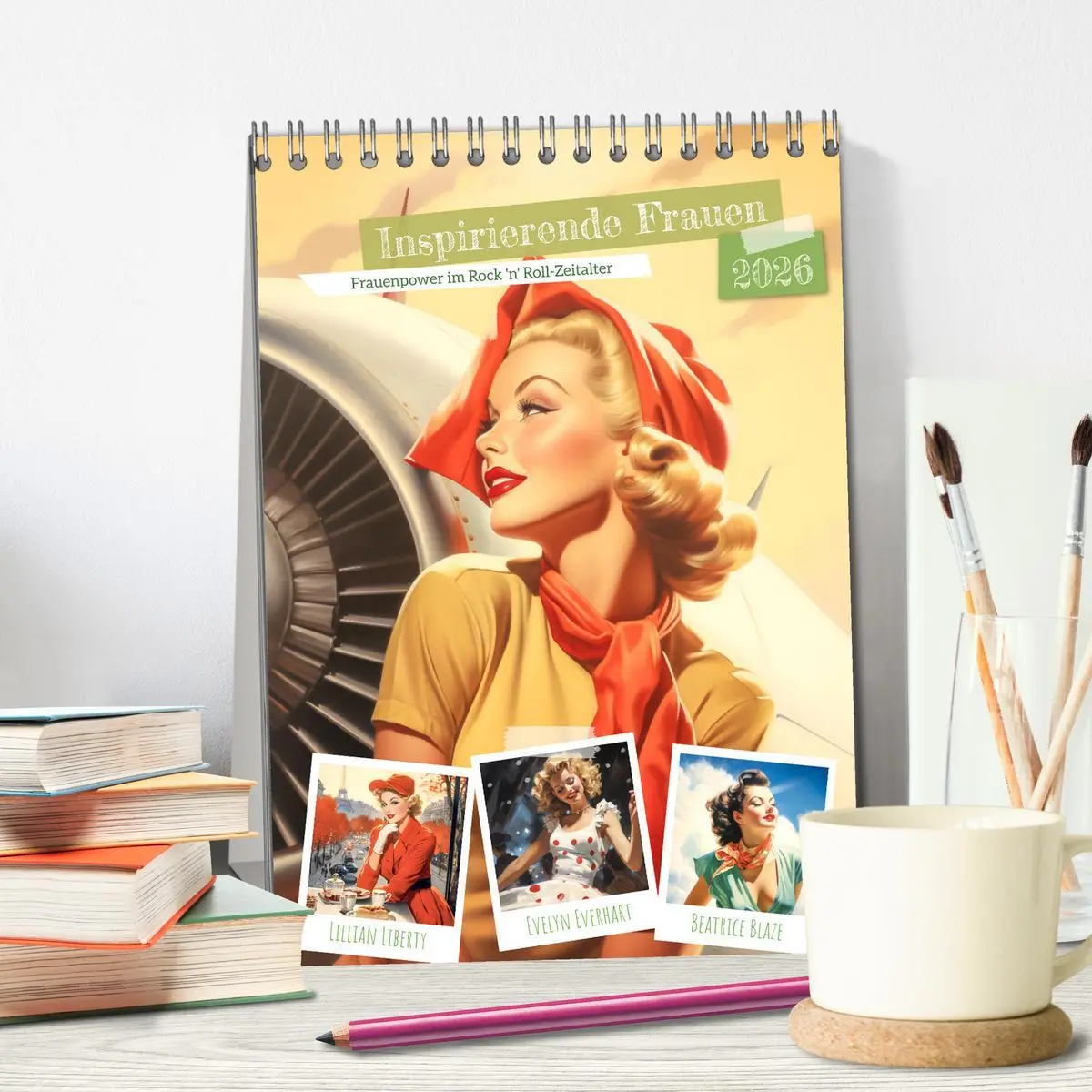 Bild: 9783516293883 | Inspirierende Frauen (Tischkalender 2026 DIN A5 hoch), CALVENDO...