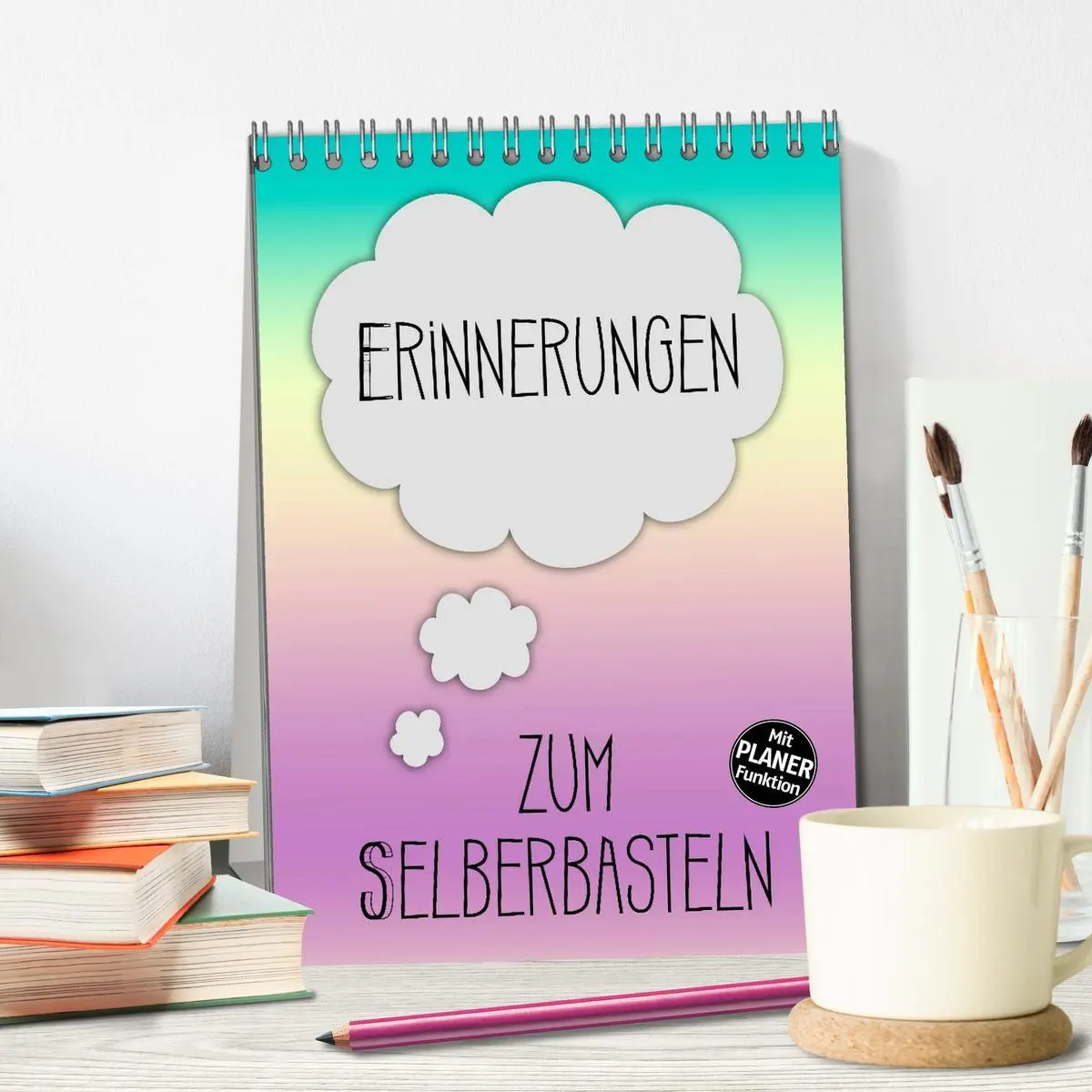 Bild: 9783516433883 | ERINNERUNGEN Zum Selberbasteln (Tischkalender 2026 DIN A5 hoch),...