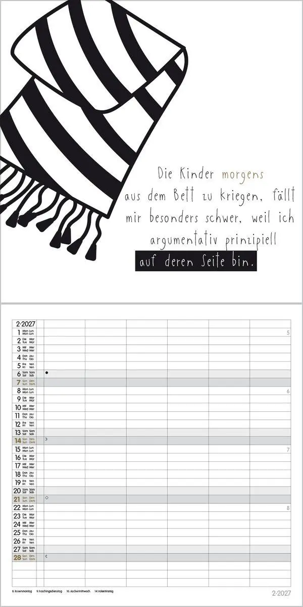 Bild: 9783819303883 | Visual Words Family 2027 | Verlag Korsch | Kalender | 13 S. | Deutsch