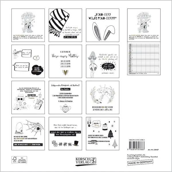 Bild: 9783819303883 | Visual Words Family 2027 | Verlag Korsch | Kalender | 13 S. | Deutsch