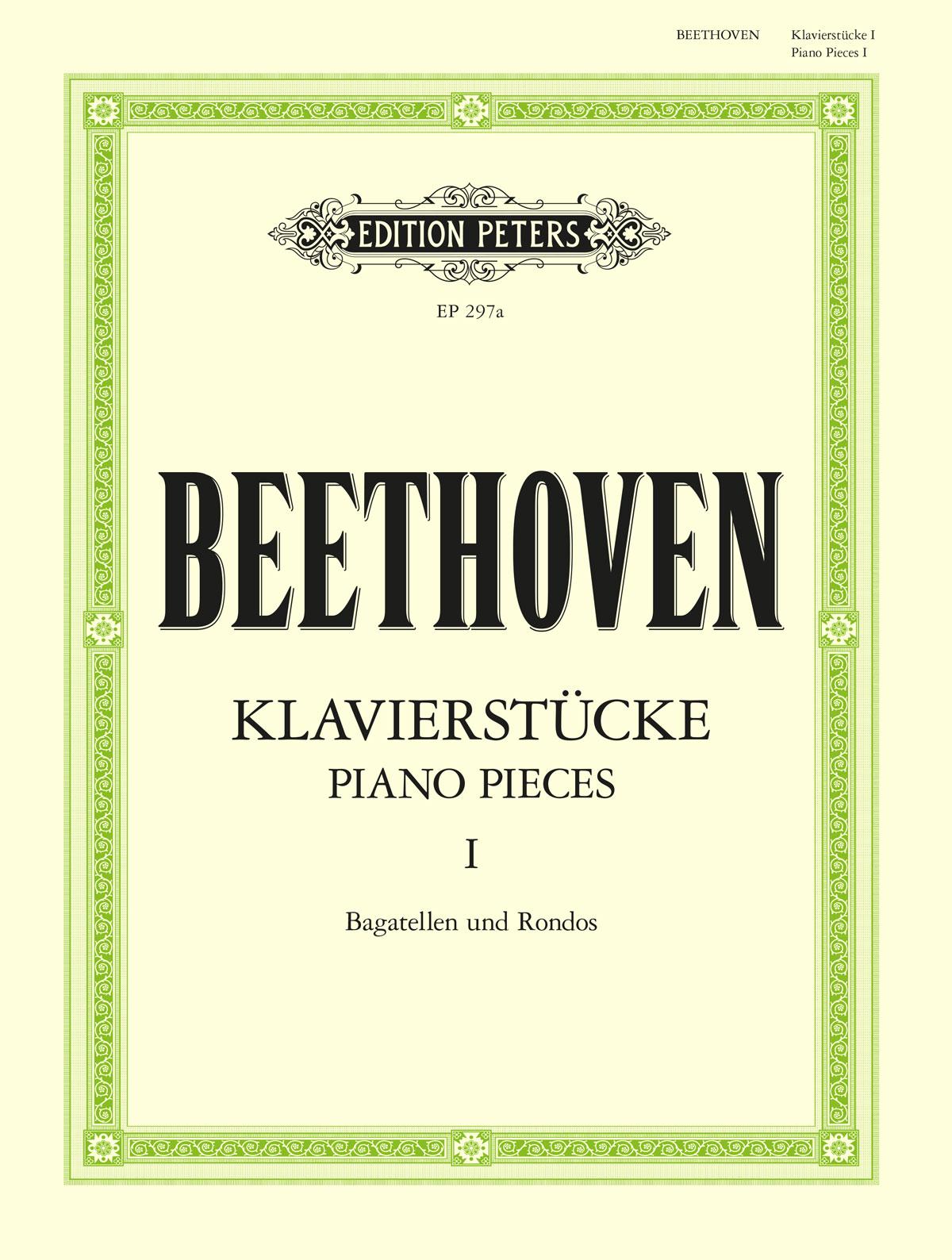 Cover: 9790014003883 | Piano Pieces | Bagatelles and Rondos | Ludwig van Beethoven | Buch