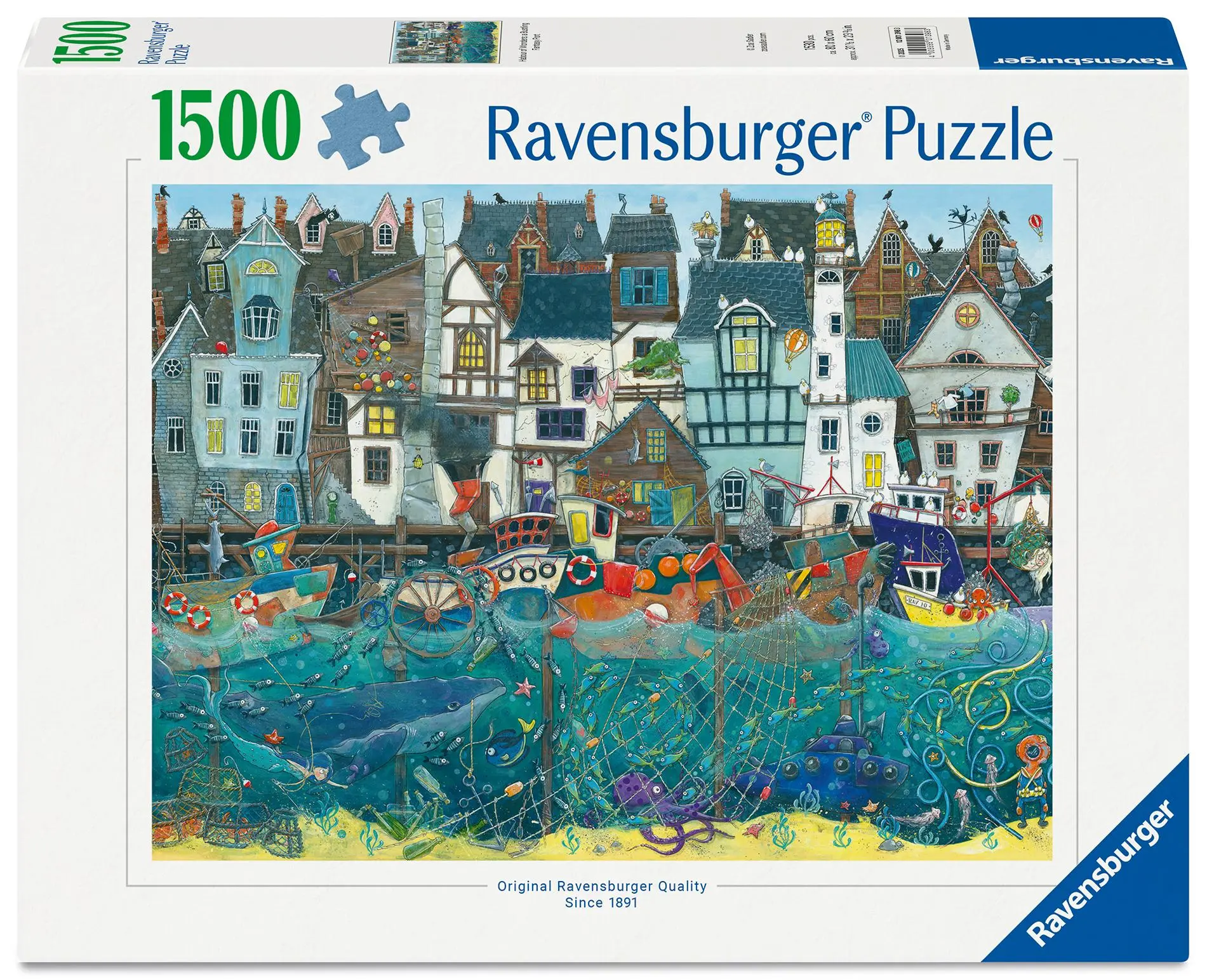 Cover: 4005555013983 | Ravensburger Puzzle 12001398 - Wundersamer Hafen - 1500 Teile...