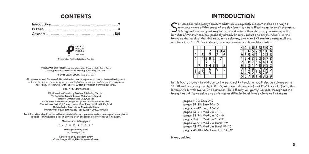 Bild: 9781454943983 | The Peaceful Mind Book of Sudoku | Frank Longo | Taschenbuch | 2021