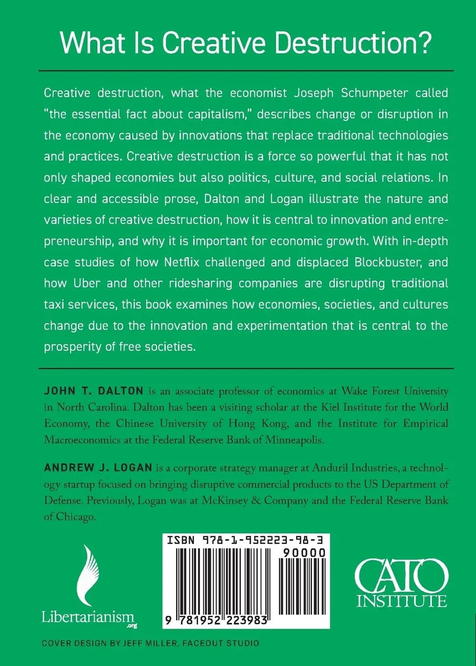 Rückseite: 9781952223983 | Creative Destruction | An Introduction | John T. Dalton (u. a.) | Buch