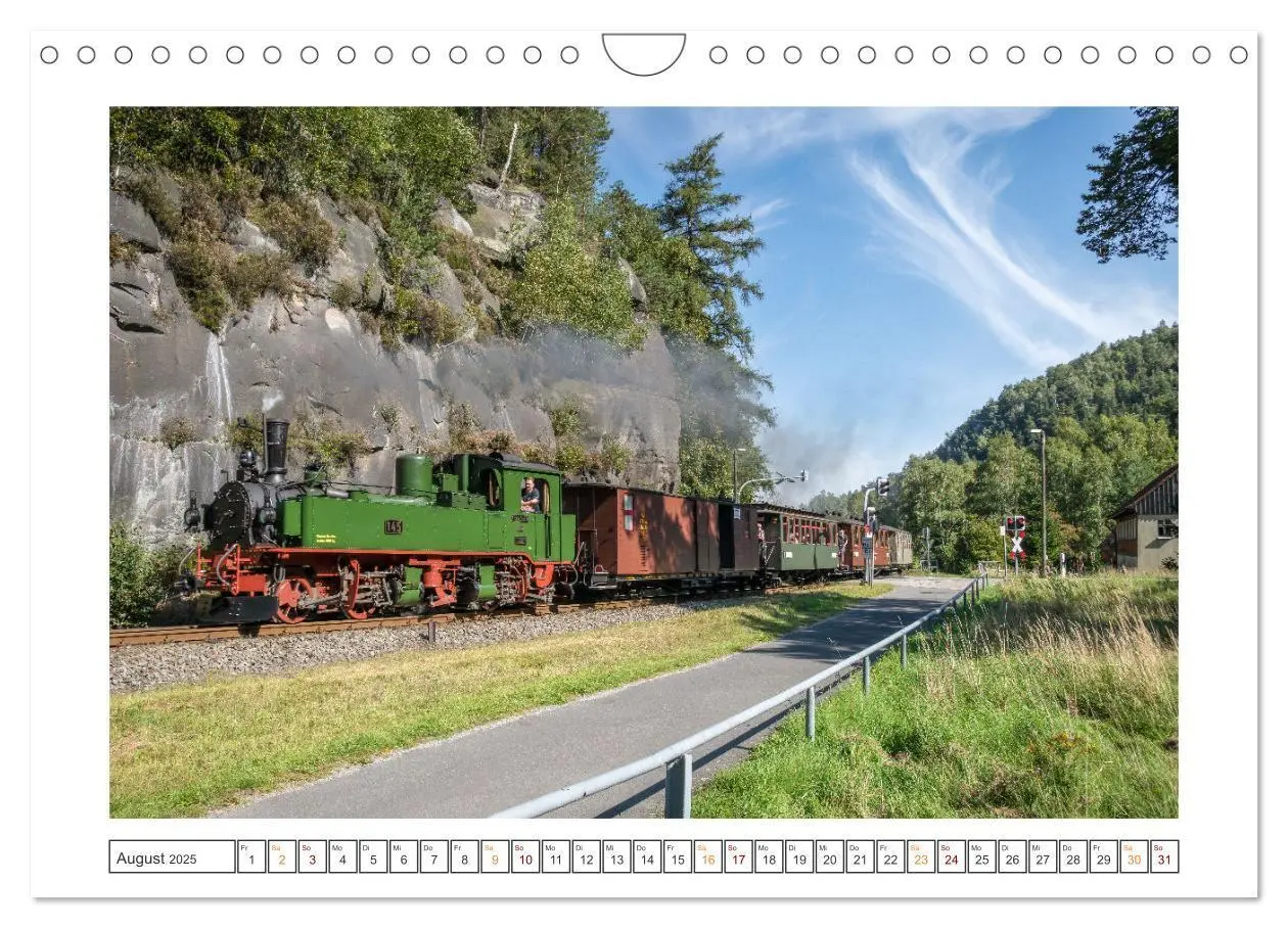 Bild: 9783383843983 | Museumsbahnen auf Tour (Wandkalender 2025 DIN A4 quer), CALVENDO...