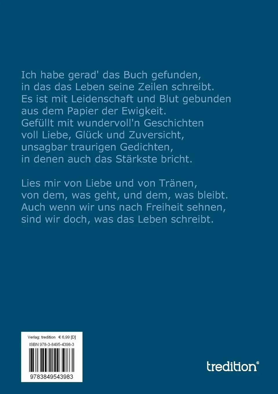 Rückseite: 9783849543983 | Momente | Johanna Hartwig | Taschenbuch | 68 S. | Deutsch | 2013