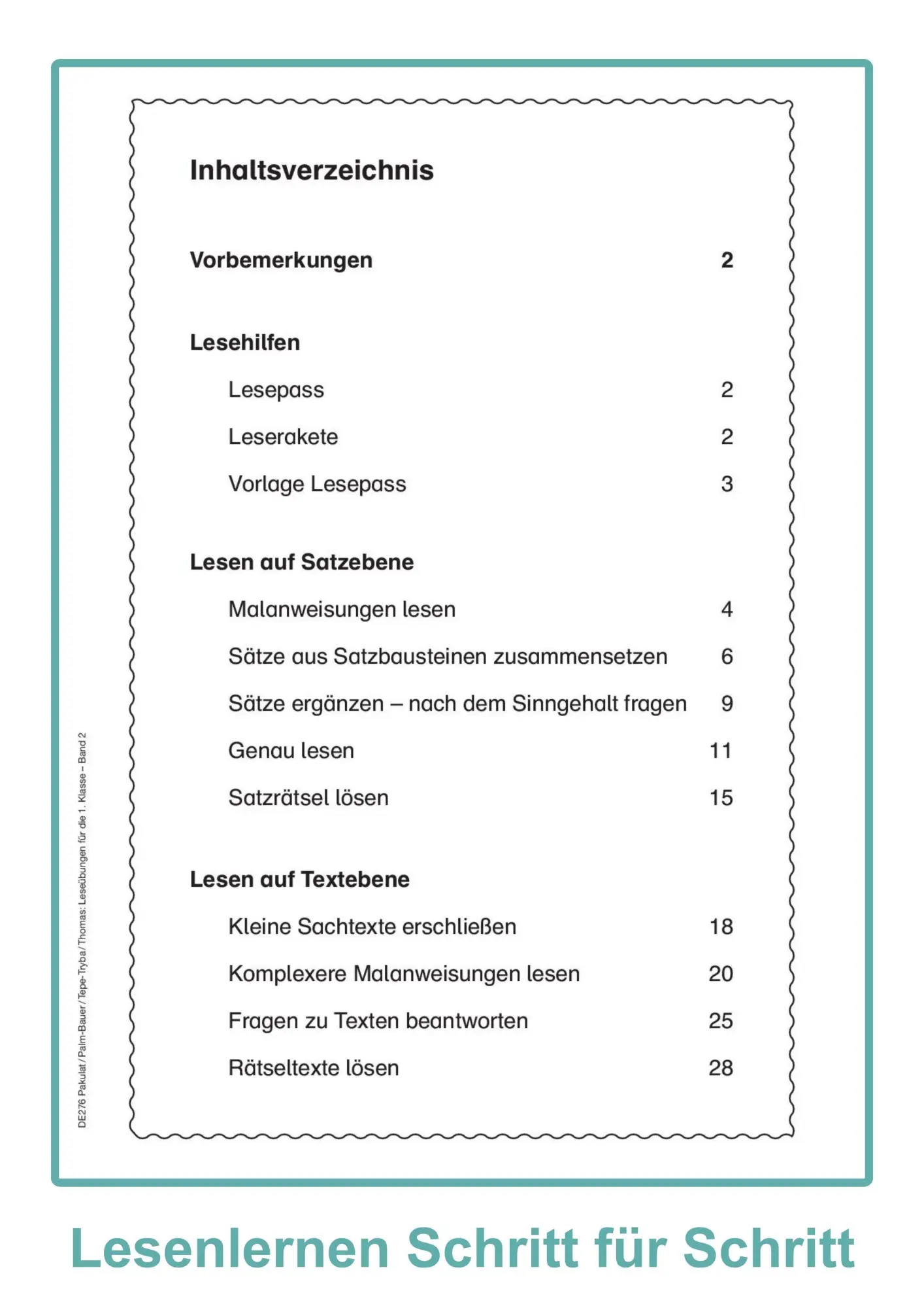 Bild: 9783965203983 | Leseübungen für die 1. Klasse - Band 2 | Dorothee Pakulat (u. a.)