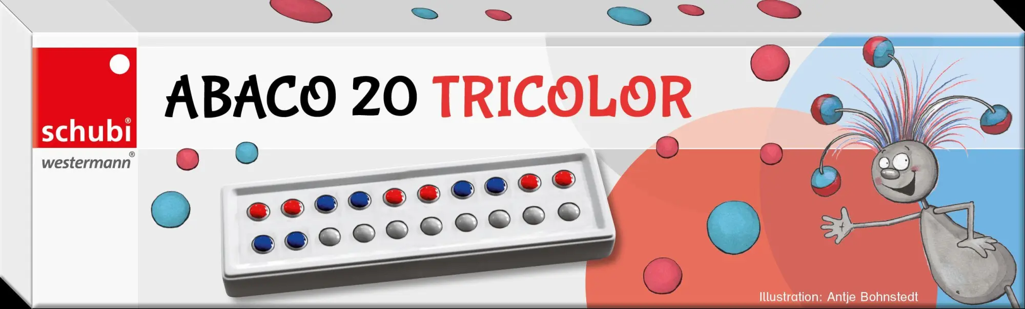 Bild: 4006810224083 | ABACO 20 tricolor rot-blau | Klasse 1/2 | Helmut Wentzke | Deutsch