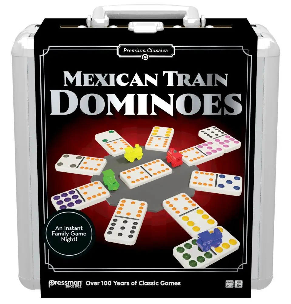Bild: 8720077334083 | Classics Mexican Train Domino in Aluminiumkoffer | Spiel | 933408