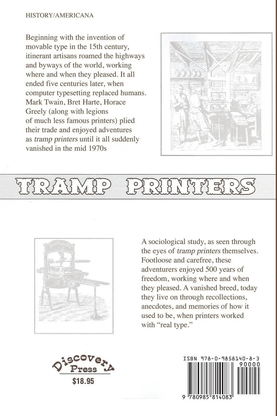 Rückseite: 9780985814083 | Tramp Printers | John Howells (u. a.) | Taschenbuch | Englisch | 2006