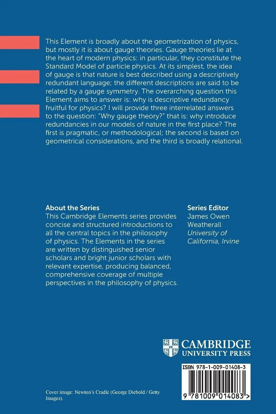 Rückseite: 9781009014083 | Gauge Theory and the Geometrisation of Physics | Gomes | Taschenbuch
