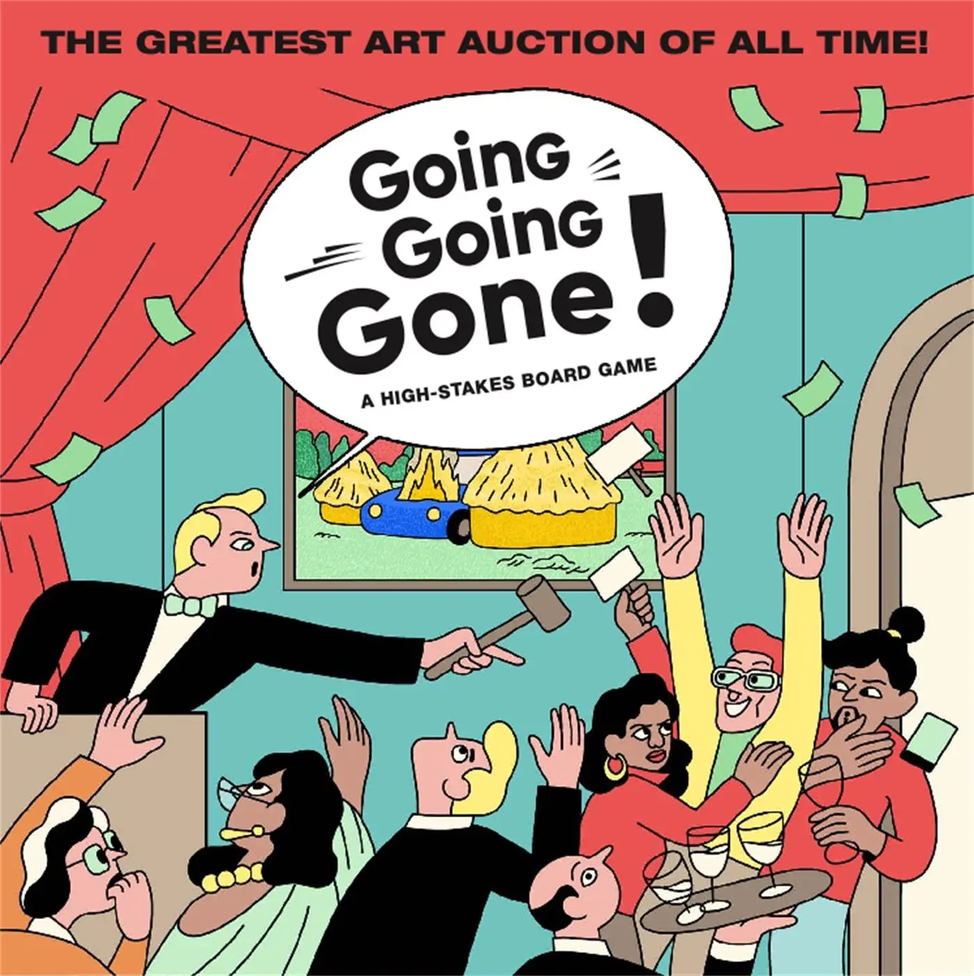Cover: 9781786274083 | Going, Going, Gone! | A High-Stakes Board Game | James Cahill | Spiel
