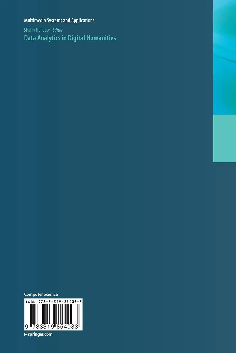 Rückseite: 9783319854083 | Data Analytics in Digital Humanities | Shalin Hai-Jew | Taschenbuch