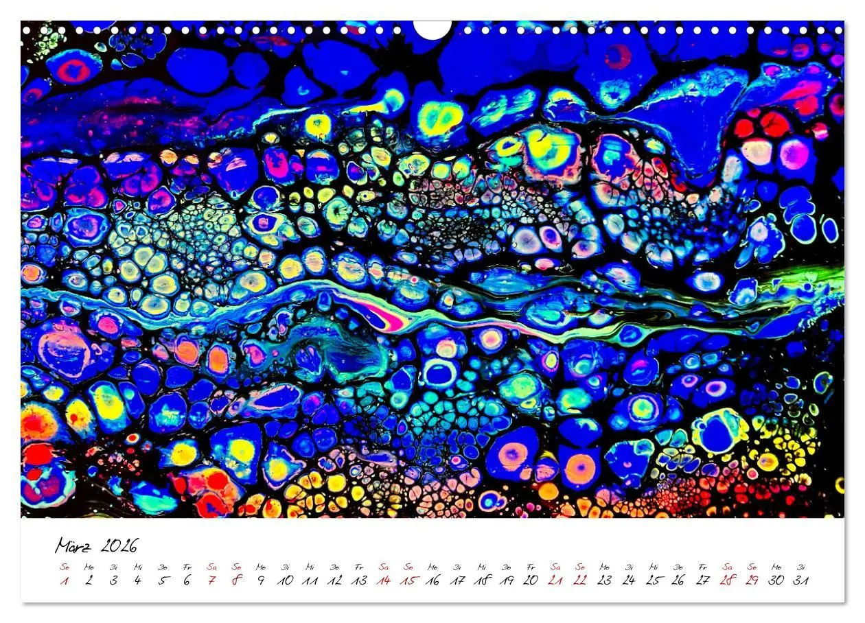 Bild: 9783457534083 | Abstrakte Regenbogen (Wandkalender 2026 DIN A3 quer), CALVENDO...