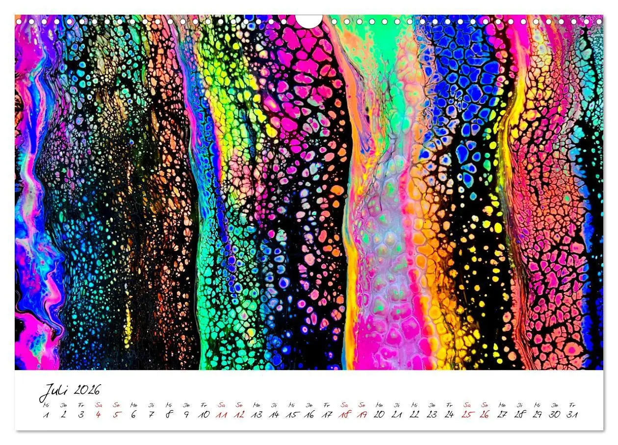 Bild: 9783457534083 | Abstrakte Regenbogen (Wandkalender 2026 DIN A3 quer), CALVENDO...