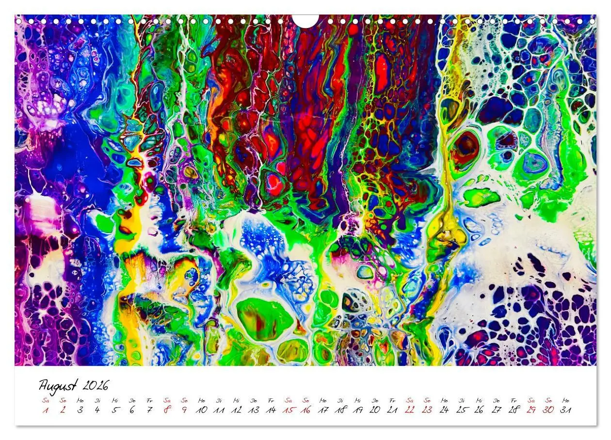 Bild: 9783457534083 | Abstrakte Regenbogen (Wandkalender 2026 DIN A3 quer), CALVENDO...