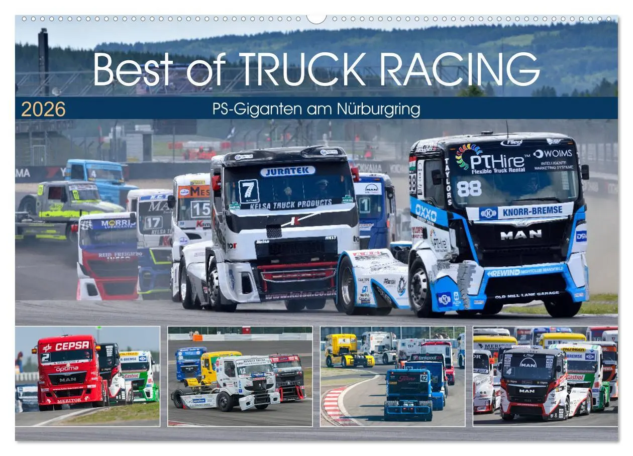 Cover: 9783457844083 | Best of TRUCK RACING (Wandkalender 2026 DIN A2 quer), CALVENDO...