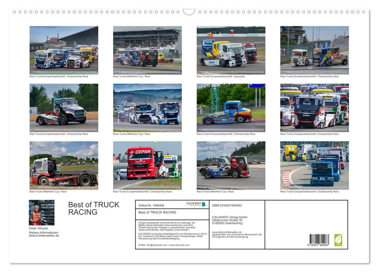 Bild: 9783457844083 | Best of TRUCK RACING (Wandkalender 2026 DIN A2 quer), CALVENDO...