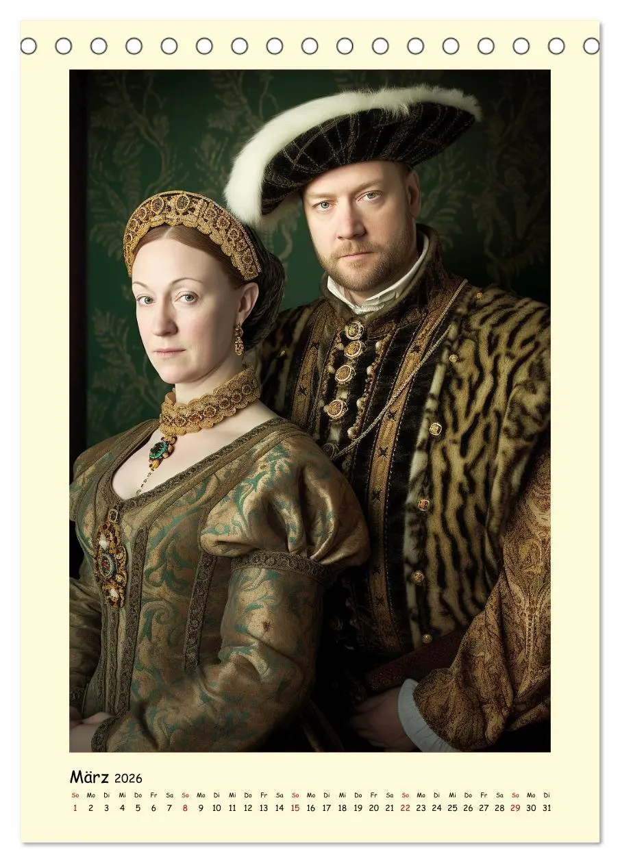 Bild: 9783516314083 | Mittelalter Portraits. Inspiriert vom Königshaus der Tudors...