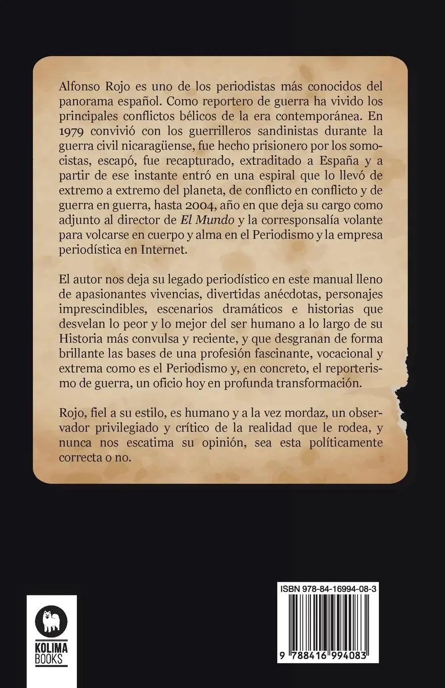 Rückseite: 9788416994083 | Al filo de la navaja | Alfonso Rojo López | Taschenbuch | Spanisch