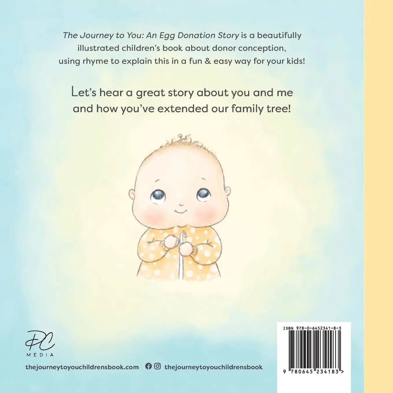 Rückseite: 9780645234183 | The Journey to You | An Egg Donation Story | Natalie Hart | Buch