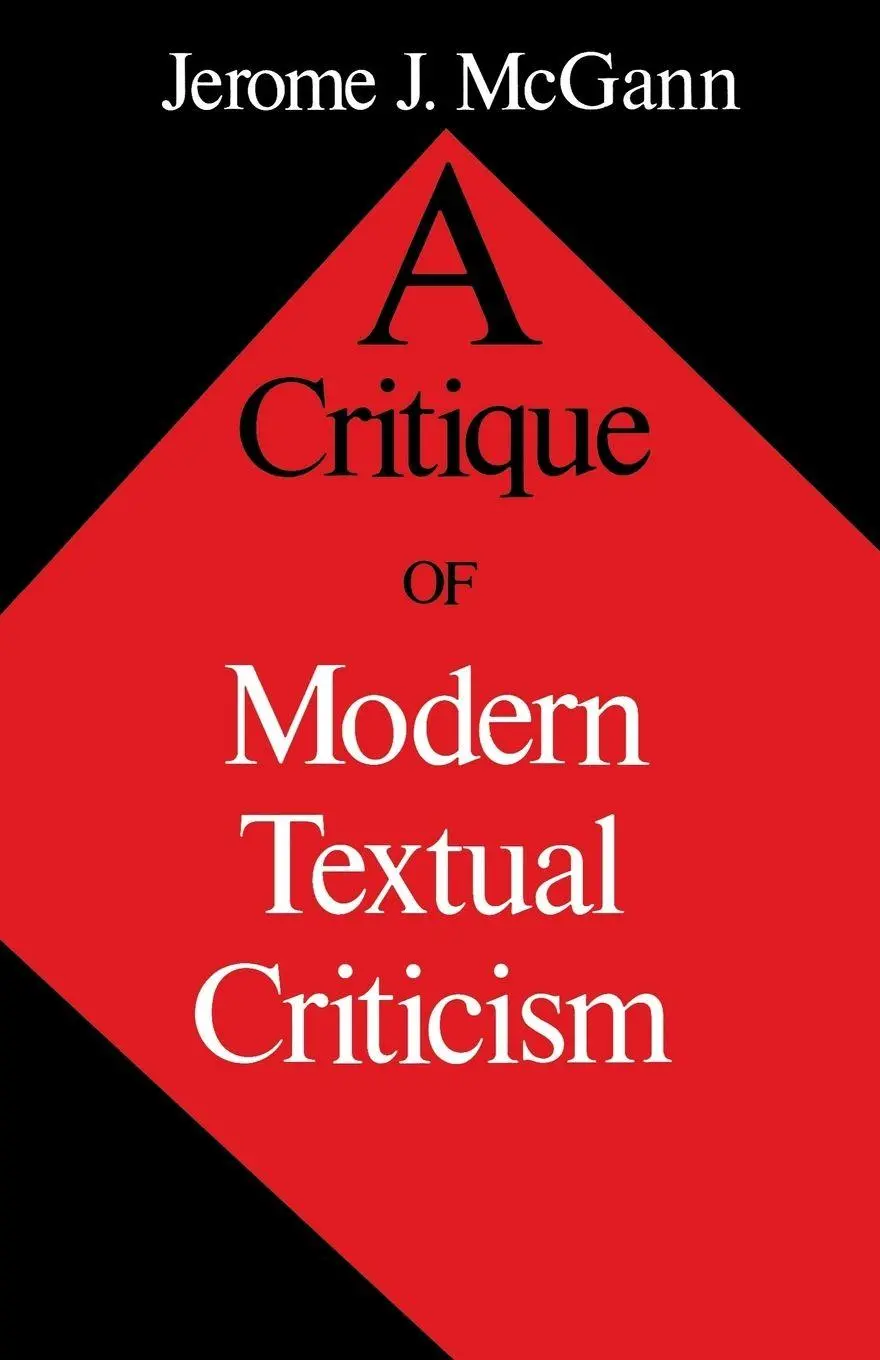 Cover: 9780813914183 | Critique of Modern Textual Criticism | Jerome J. Mcgann | Taschenbuch