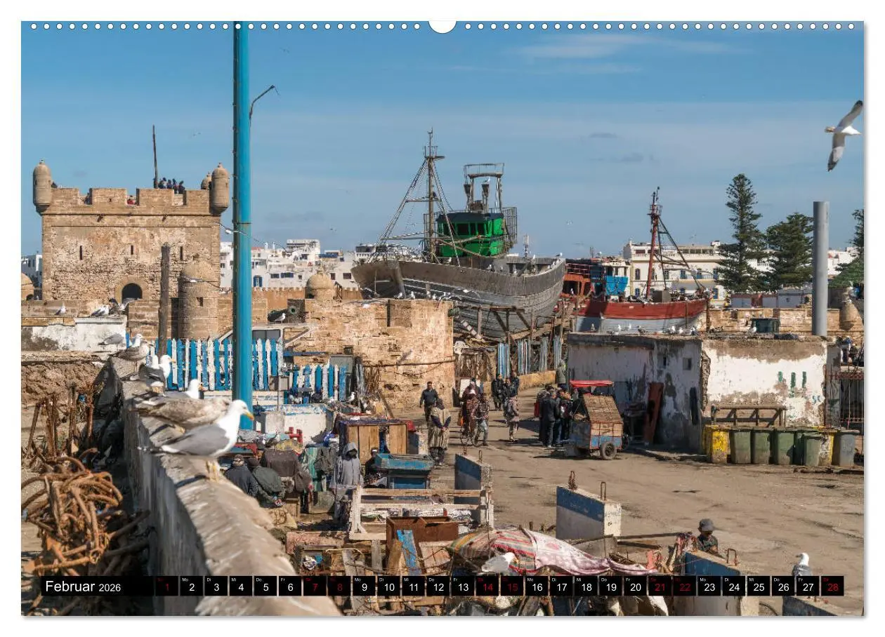 Bild: 9783457834183 | Marokko - Essaouira (Wandkalender 2026 DIN A2 quer), CALVENDO...