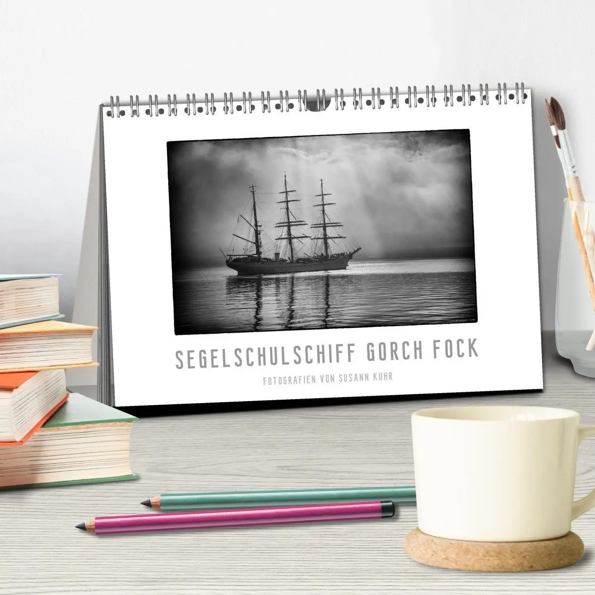 Bild: 9783516094183 | Gorch Fock - zeitlose Eindrücke (Tischkalender 2026 DIN A5 quer),...
