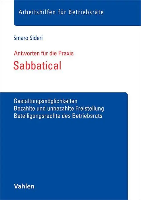 Sideri, Smaro: Sabbatical