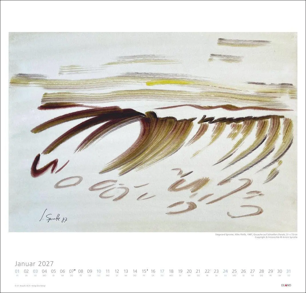 Bild: 9783964024183 | Siegward Sprotte Edition Kalender 2027 | Siegward Sprotte | Kalender