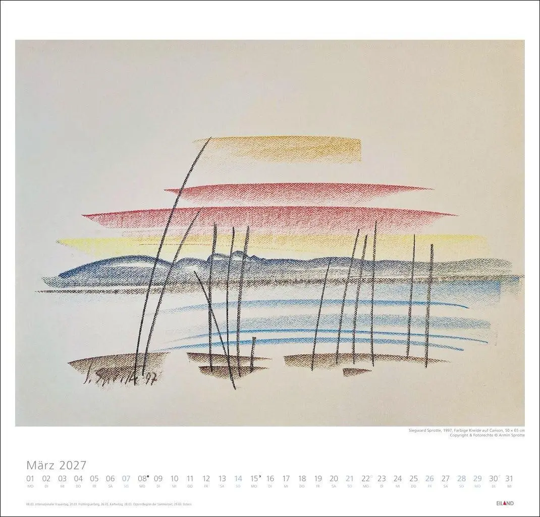 Bild: 9783964024183 | Siegward Sprotte Edition Kalender 2027 | Siegward Sprotte | Kalender