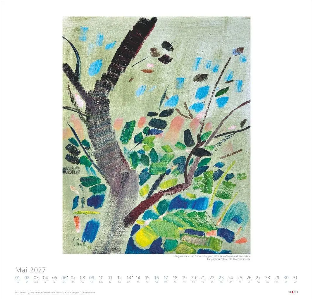 Bild: 9783964024183 | Siegward Sprotte Edition Kalender 2027 | Siegward Sprotte | Kalender