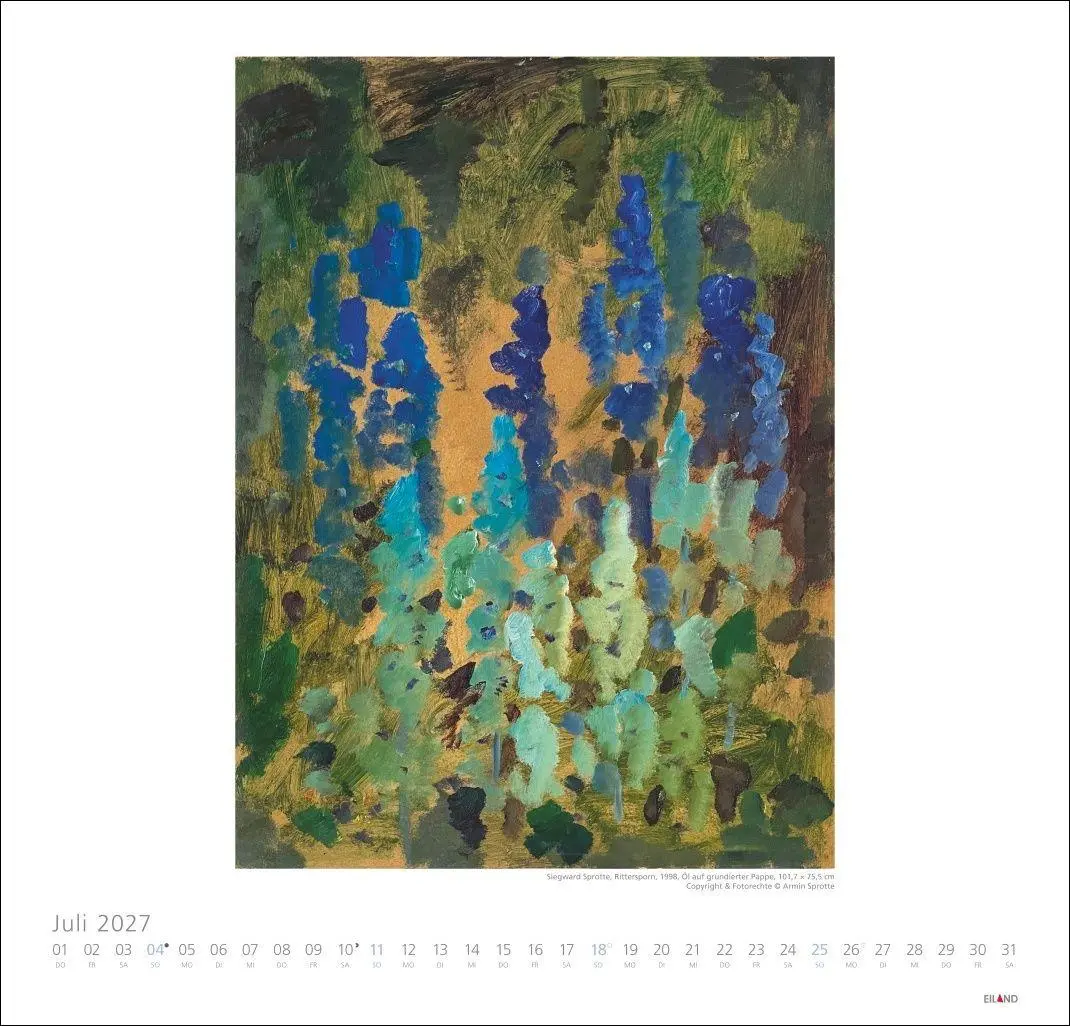 Bild: 9783964024183 | Siegward Sprotte Edition Kalender 2027 | Siegward Sprotte | Kalender