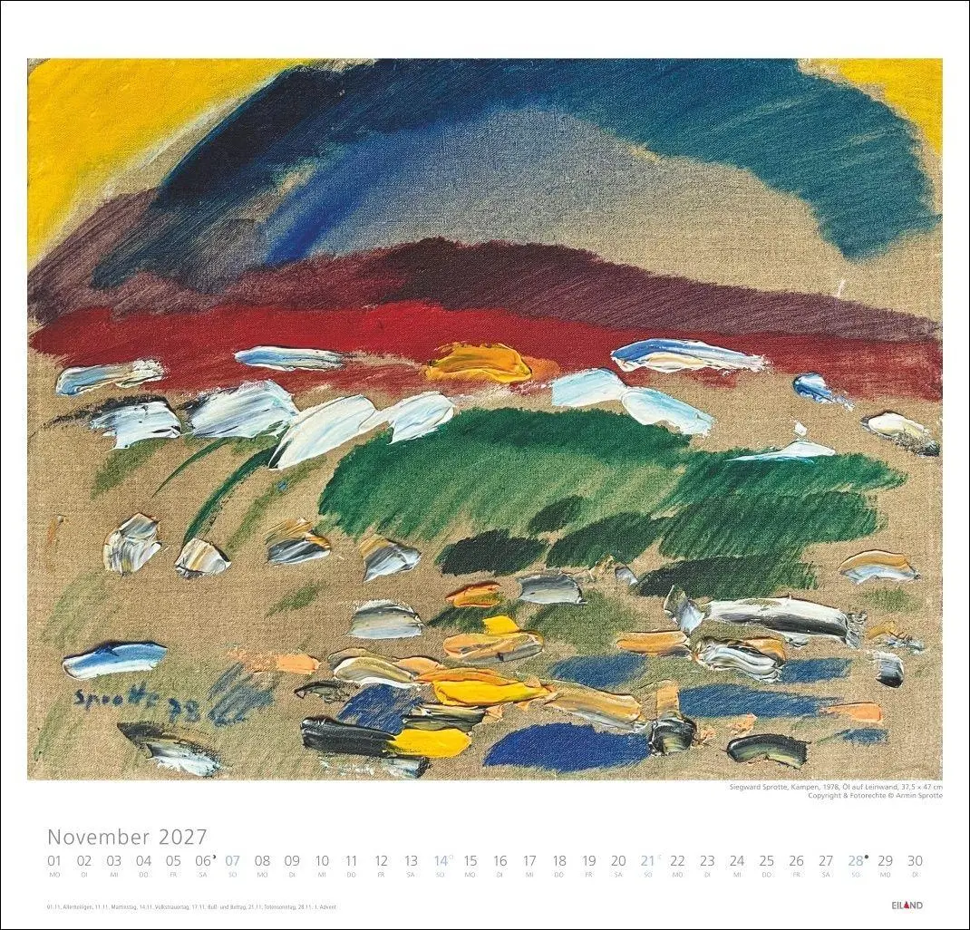 Bild: 9783964024183 | Siegward Sprotte Edition Kalender 2027 | Siegward Sprotte | Kalender